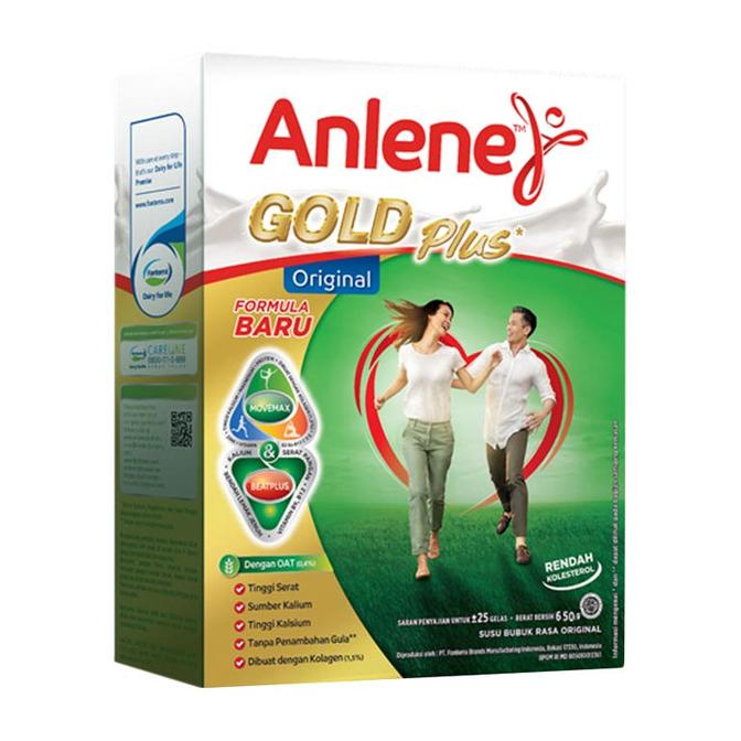 

[ COD ] Susu Anlene Gold Origina/Vanilla/Coklatl 650gr Susu Kalsium Tinggi