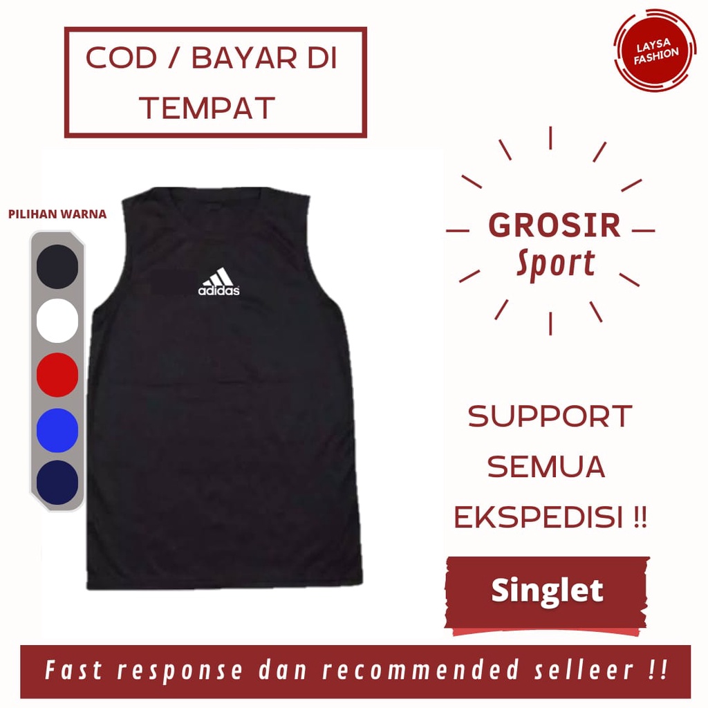 COD KAOS SINGLET MANSET BASELAYER TANPA LENGAN LEKMONG LEKBONG SLEEVELESS DALEMAN OLAHRAGA SPORTY FUTSAL BADMINTON RENANG SEPEDAAN BOLA TENIS MEJA GYM RUNNING ATASAN OLAHRAGA HITAM POLOS LOGO NIKE DEWASA PRIA WANITA EKONOMIS