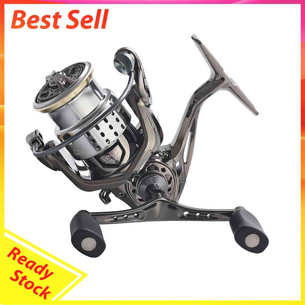 Reel Pancing Portable Tahan Lama Dengan Handle Halus