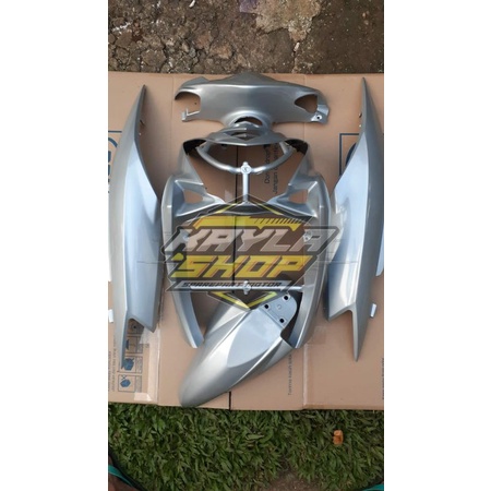 Fullset Body Halus Yamaha Mio Soul Karbu Silver