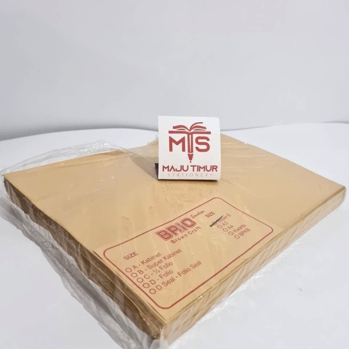 

Unik Amplop Coklat Ukuran Super Map Isi 100 Pcs Diskon