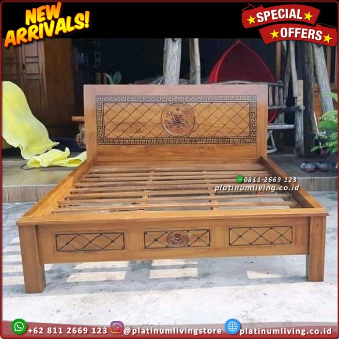 Dipan Minimalis Dipan Jati Mimalis Tempat Tidur Minimalis - 120x200