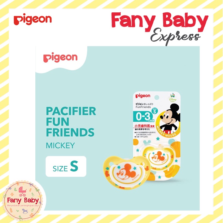 PIGEON PACIFIER MICKEY &amp; MINNIE