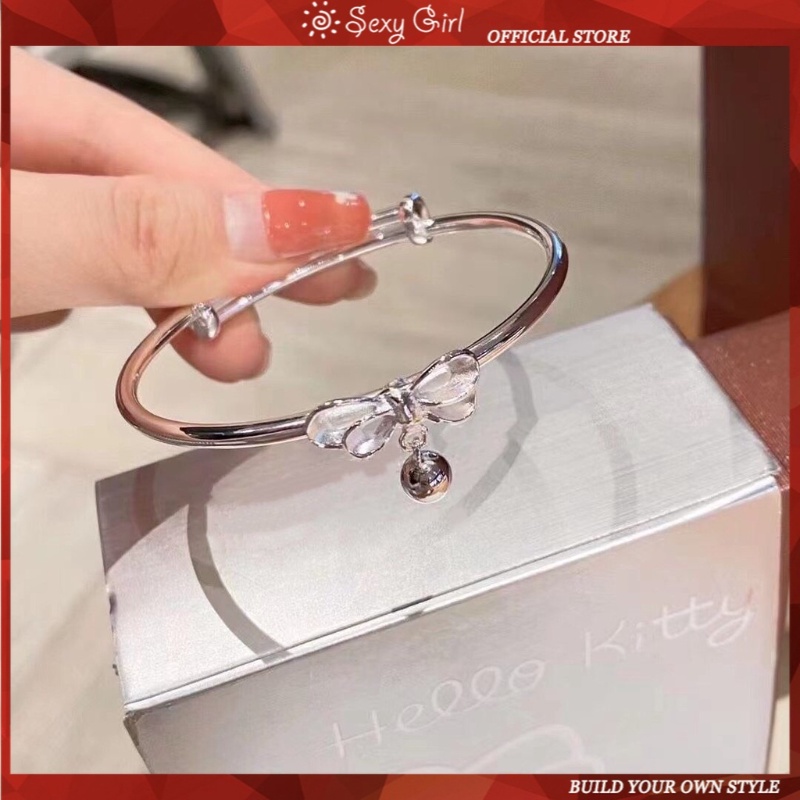 Gelang Tangan Wanita Desain Pita Simple Sexy Adjustable Gaya Korea