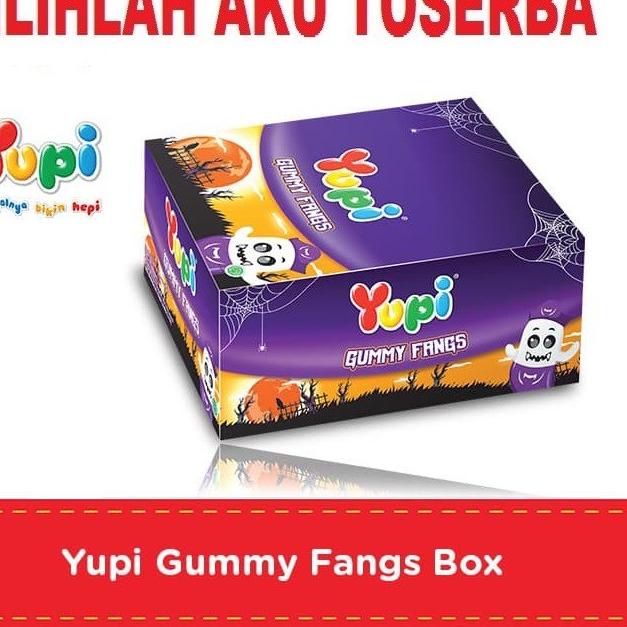 

code1x1Wl--YUPI GUMMY FANGS isi 24 PCS - ( HARGA PER BOX )