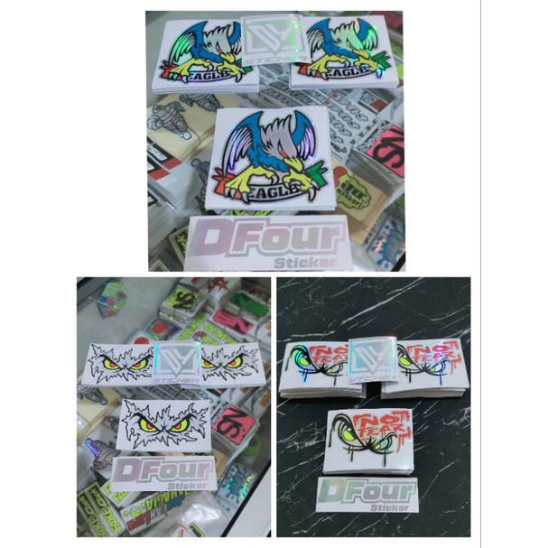 

STICKER NO FEAR STICKER EAGLE TUMPUK CUTTING