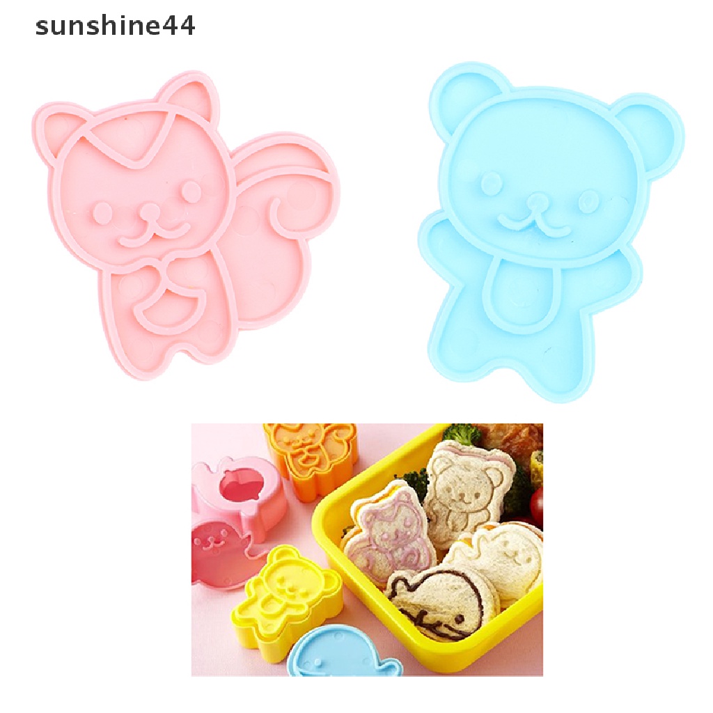 Sunshine 1 Set Cetakan Roti Sandwich / Kue / Coklat DIY