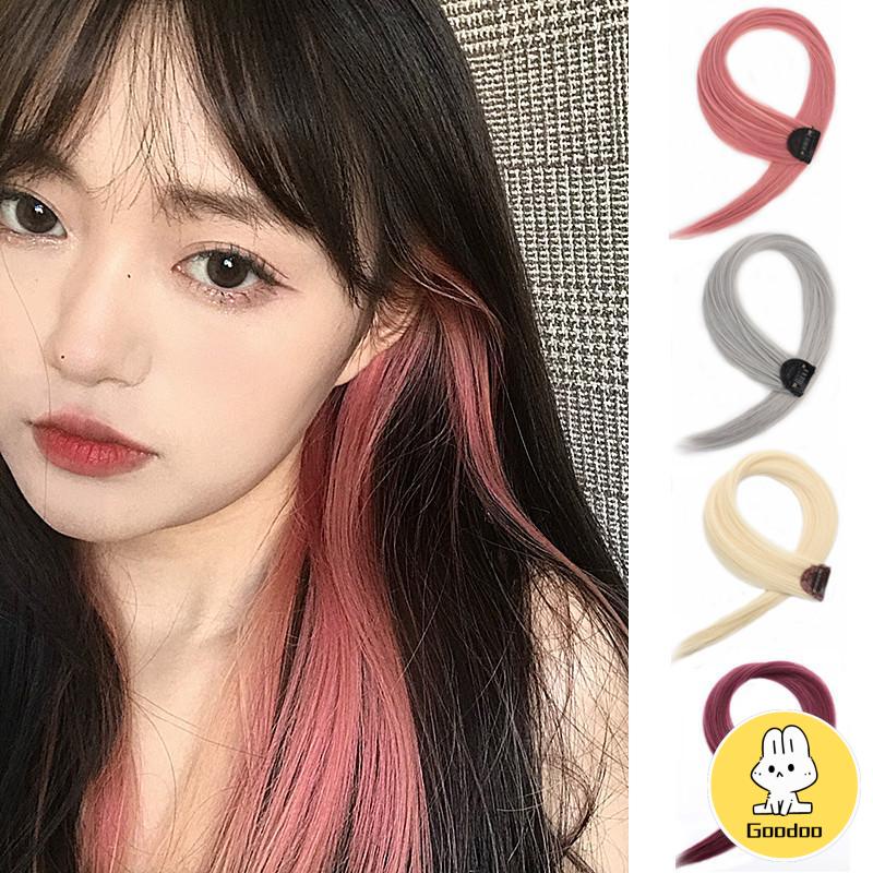 Wig Rambut Palsu Wanita Pemanjang Rambut Palsu Warna Jepit Aneka Desain -Doo -Doo