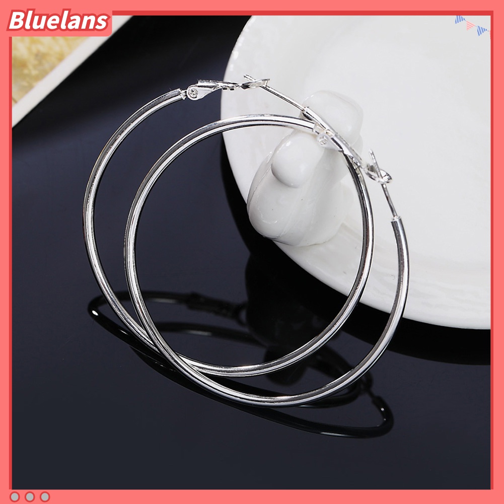 Anting Hoop Bulat Diameter 5cm - 8cm Untuk Wanita
