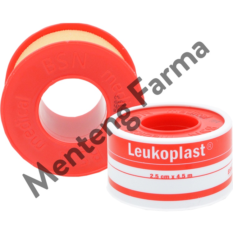 Leukoplast Plaster Roll 2.5 CM x 4.5 M - Plaster Kain Penutup Luka Infusan Kateter