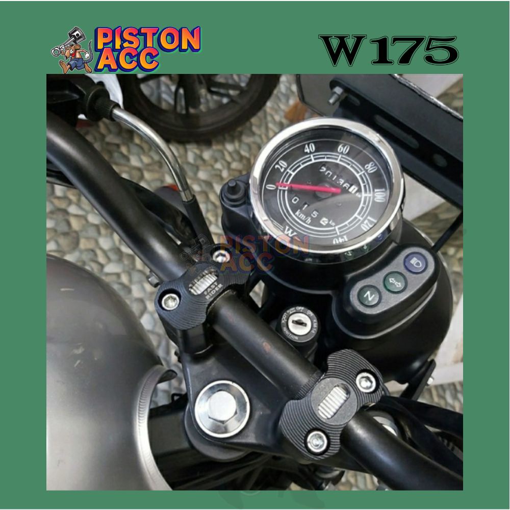 Peninggi Stang Kawasaki W175 / Raiser Riser Stang Kawasaki W175