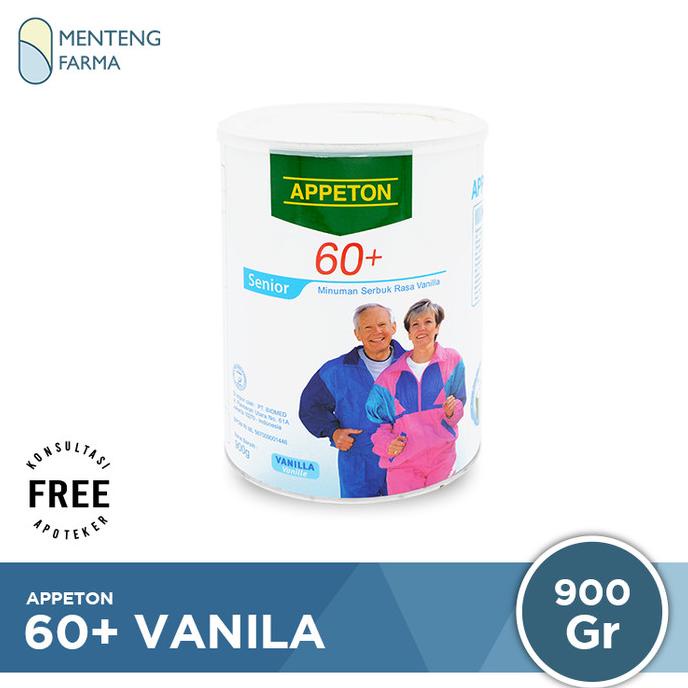 

[ COD ] Appeton 60+ Vanilla 900 gr - Susu Penambah Nutrisi Lansia