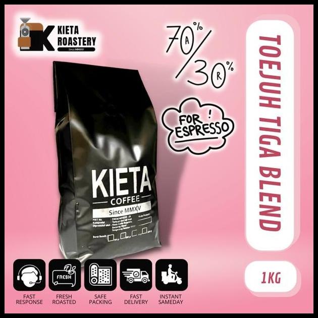 

Biji Kopi Bintang Toejuh Tiga Espresso Blend 70/30 1Kg