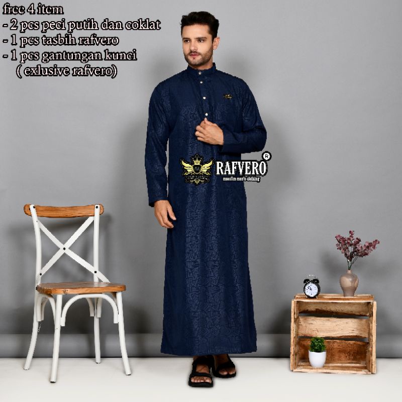 Gamis Pria DAVRAN ORIGINAL RAFVERO - Gamis Pria - Gamis Pria Emboss