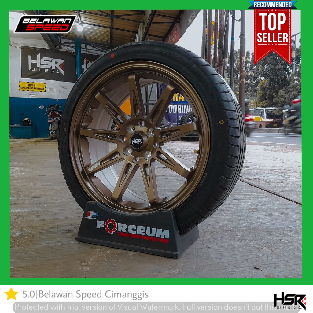 PAKETAN VELG RACING+BAN MOBIL AVANZA JAZZ MOBILIO HONDA FREED RING17 HSR TIKALA R17 PELEK MURAH