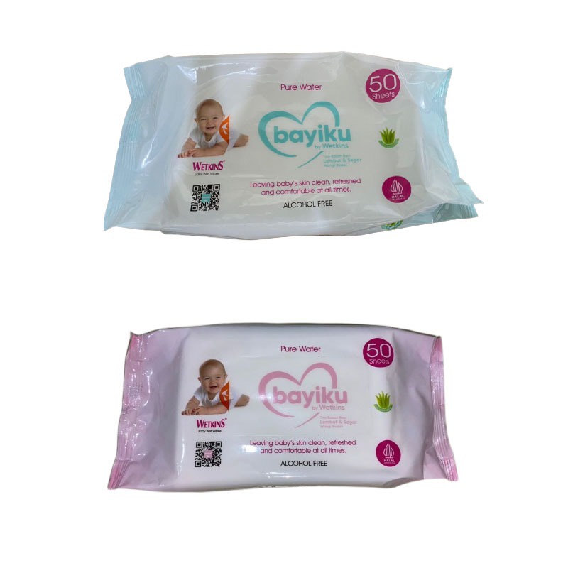 TISSUE BASAH WETKINS BABY WET WIPES BUY 1 GET 1 | TISSUE BASAH BELI 1 GRATIS 1 [SWEETSPACE]