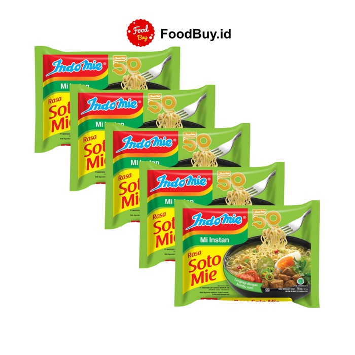 

PROMO Indomie Kuah ( All Varian) Paket 5 Pcs - Soto Mie