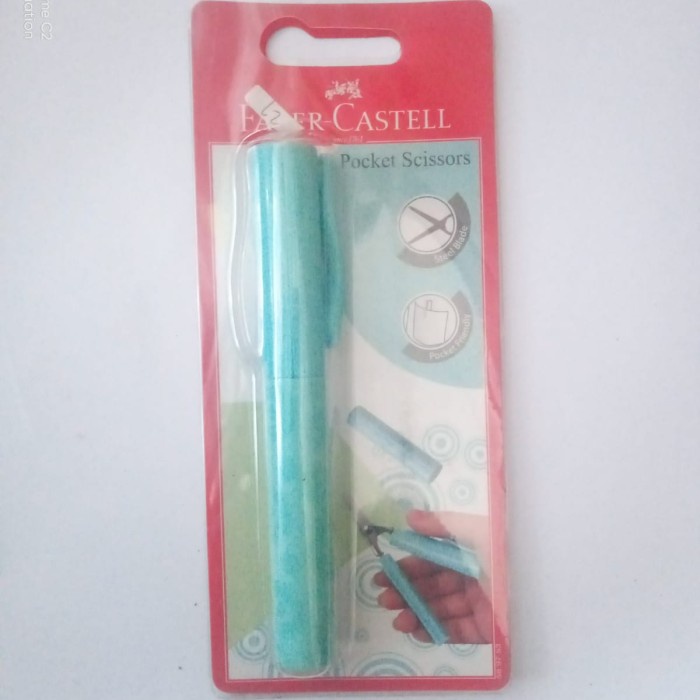 

Buruan Faber-Castell Pocket Scissors-Blue Terbatas