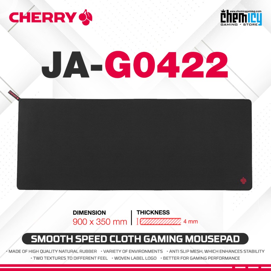 Cherry JA-G0422 Smooth Speed Version Cloth Gaming Mousepad