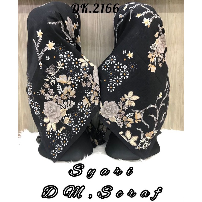 jilbab segiempat voal premium jumbo denay  130x130 syar'i