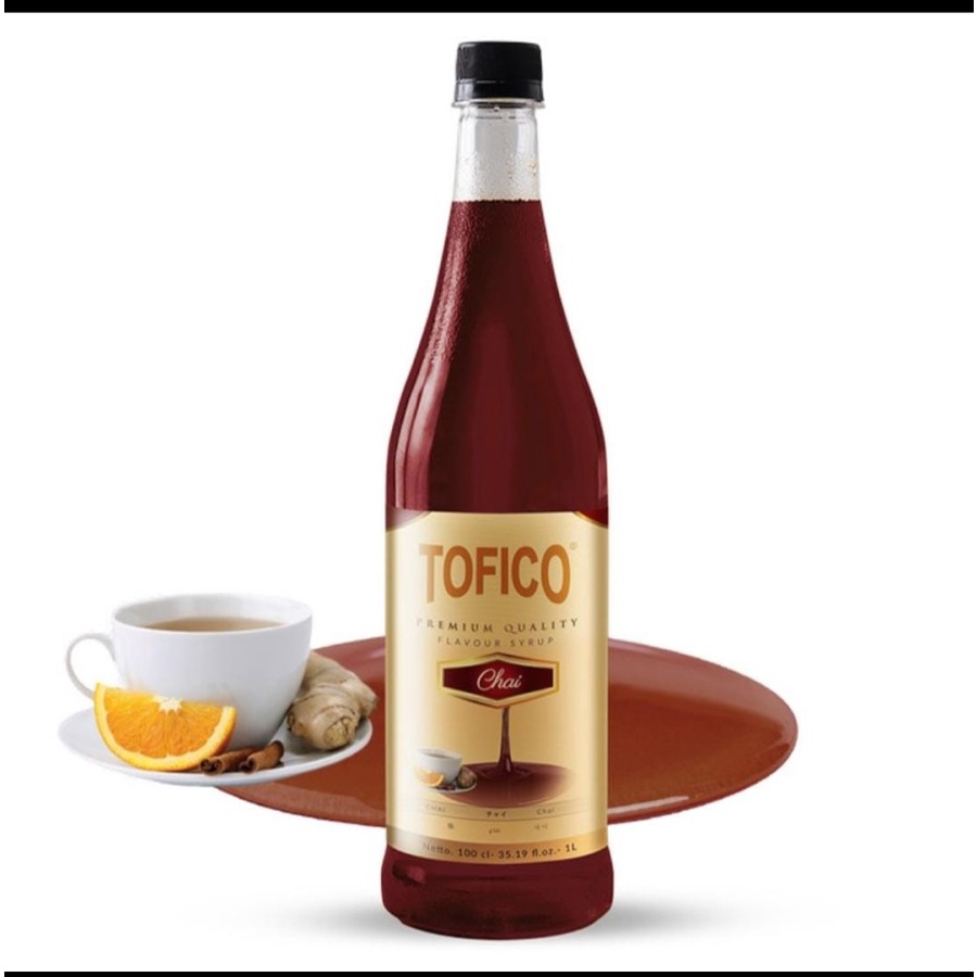 

Tofico Syrup chai natural flavour 1 Liter Tofico Sirup chai