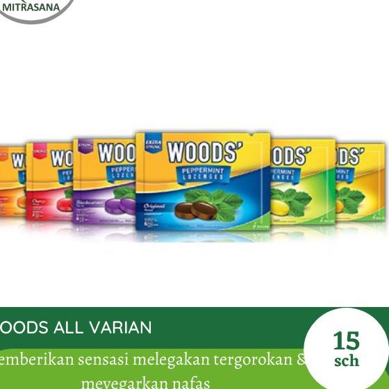 

TERLARIS BRANDS FESTIVAL Woods Lozenges Sachet isi 6 Butir/Sachet 1 Box Isi 15 Sachet !