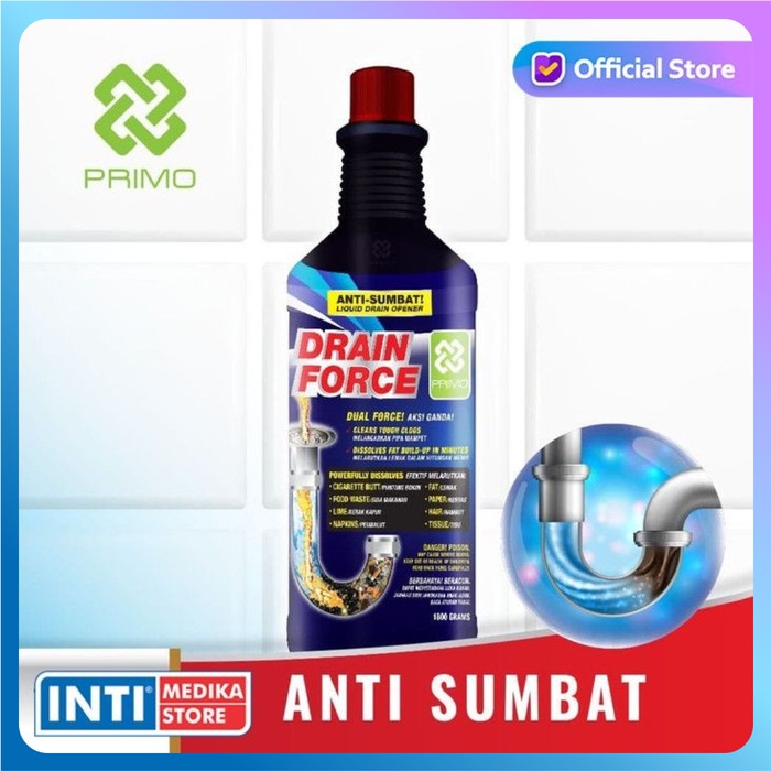 Jual Ledeng Primo Anti Sumbat Drain Force 1800 Gr Cairan Anti Sumbat 1800 Gr Shopee Indonesia 6314