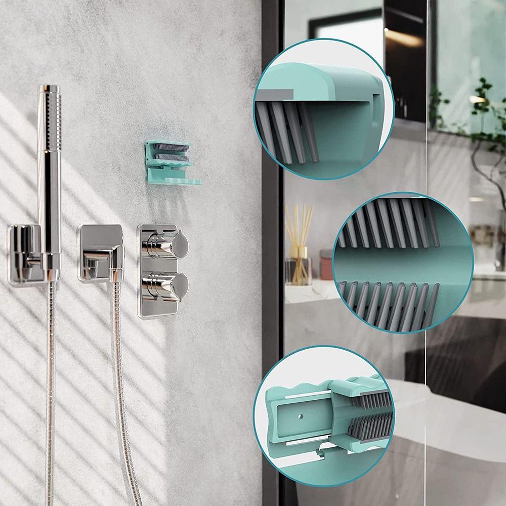 Populer Hair Catcher Wall Mounted Shower Drain Cleanning Stopper/Alat Penangkap Rambut