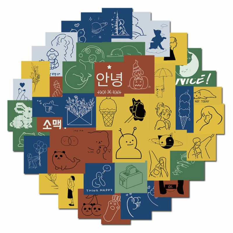 

Stiker Aesthetic View Pack Style 260298- Stiker Aesthetic Keren Imut Laptop, Aksesoris Hp, Anti Air, Motif, Helm, Tumbler, Koper, Kulkas