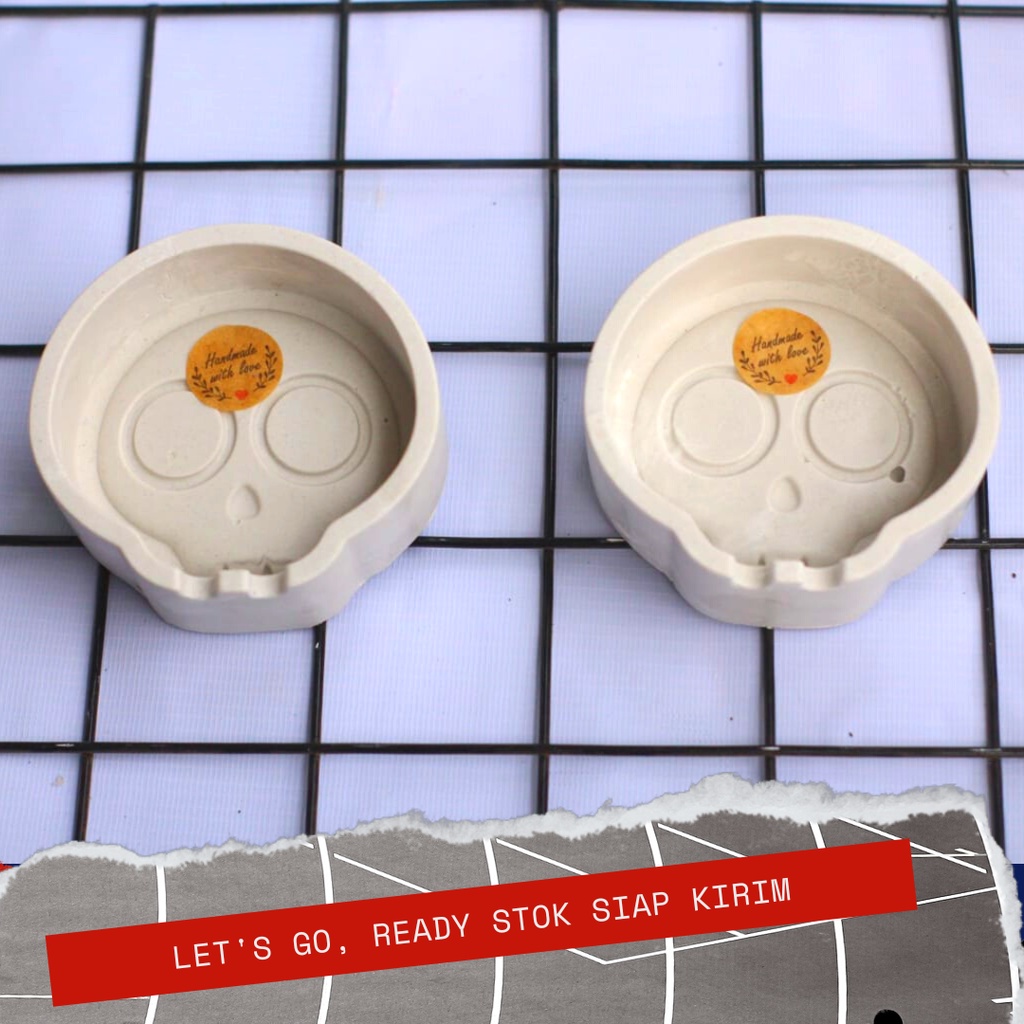 [BISA COD] Asbak Aesthetic Asbak motif Tengkorak Ashtray Kado Cowok