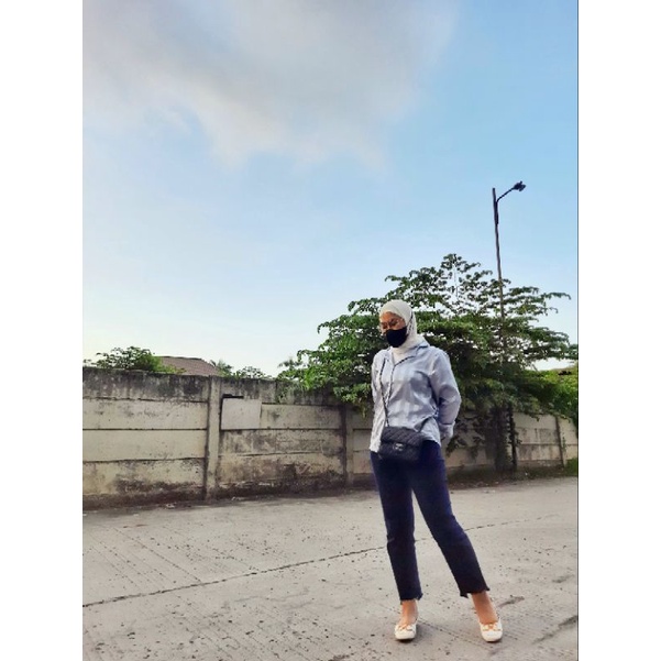 kemeja lalune stripe