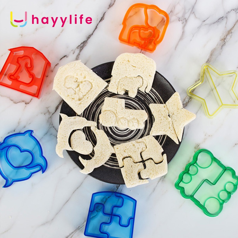 SOOKA Cetakan Roti Sandwich/Cetakan Bekal Anak/Sandwich Animation Cutter Bahan Food Grade  HL-ABA758