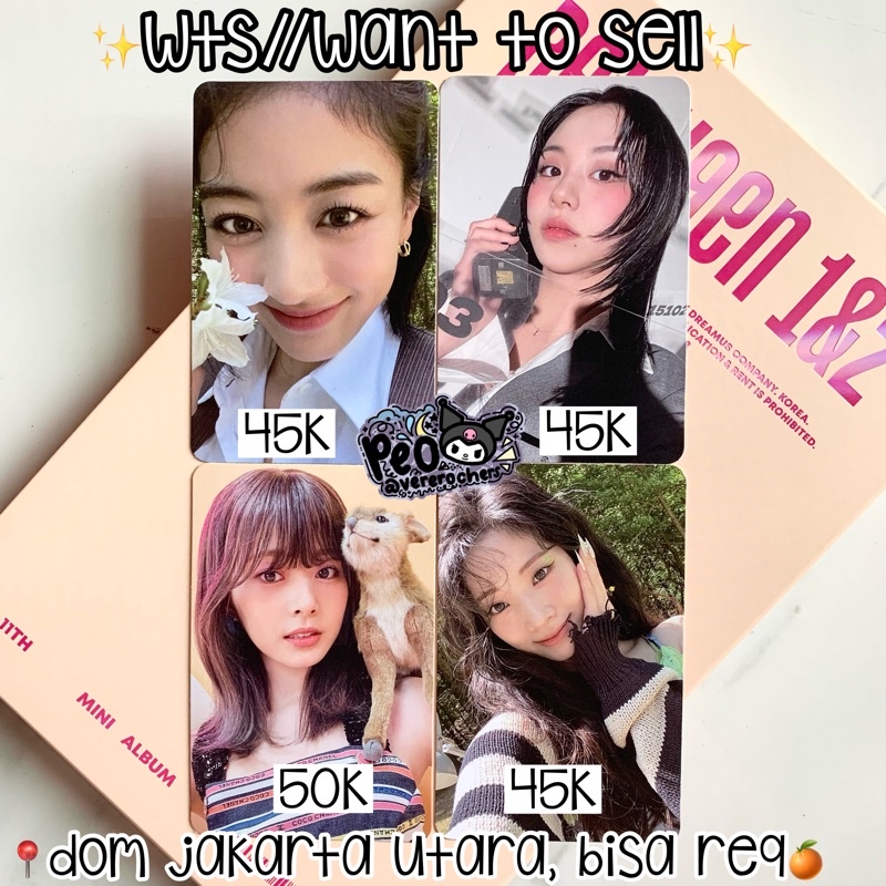 PHOTOCARD PC JIHYO CHAEYOUNG TZUYU TWICE BETWEEN 1 & 2 OFFICIAL READY STOCK