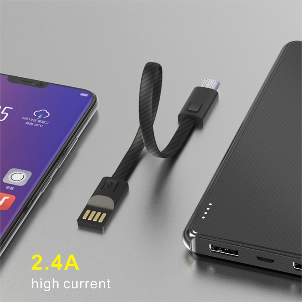 Charge Kabel Data Cable Charging Keychain Phone Lanyard