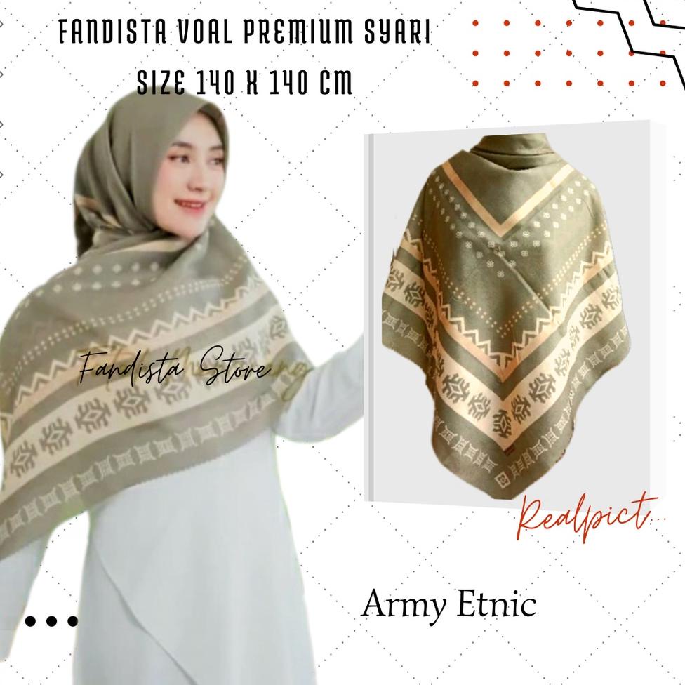 fj❈Ready Stock✮➡ SEGIEMPAT VOAL SYARI Premium Size 140 x 140 cm MOTIF JILBAB SEGIEMPAT JUMBO Hijab Voal | Kerudung Jumbo | Syar'i Segi Empat 33
