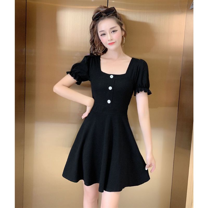 Mini Dress Korea Style Dress A Line Bodycon Dress Sabrina Size Jumbo