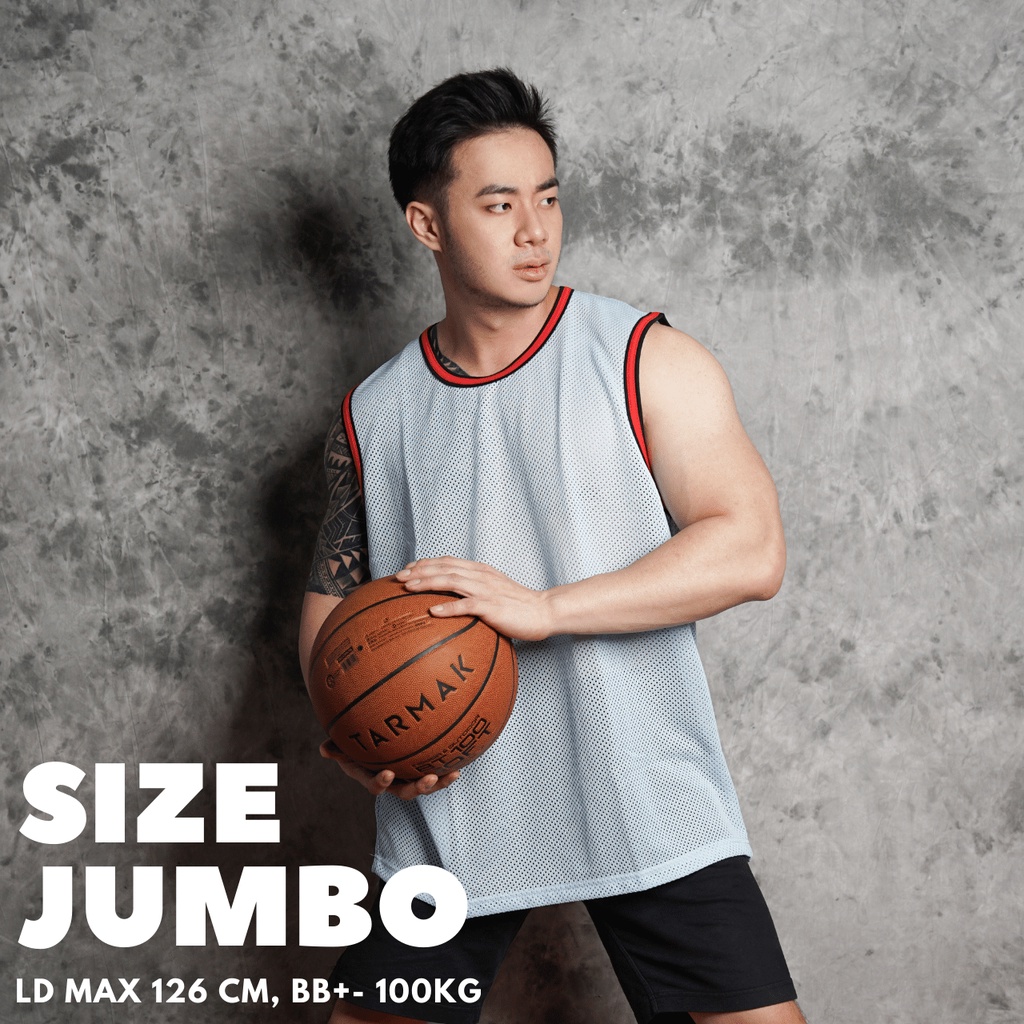 DONSON Sportswear Singlet Pakaian Dalam Jala Singlet Jaring Jumbo