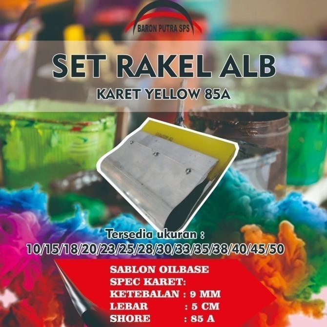 

/////] SET RAKEL ALB KARET PAPAK YELLOW 85A 28CM