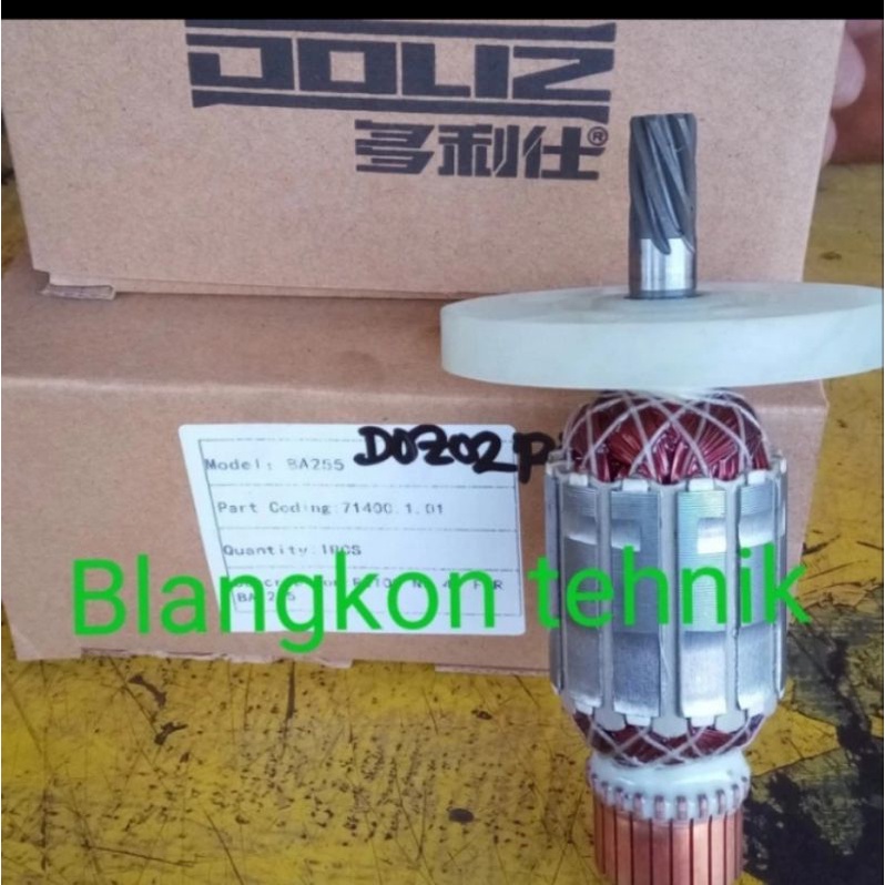 ARMATURE ANGKER HAMMER DRILL DOLIZ BA255 MESIN BOBOK DOLIZ BA255