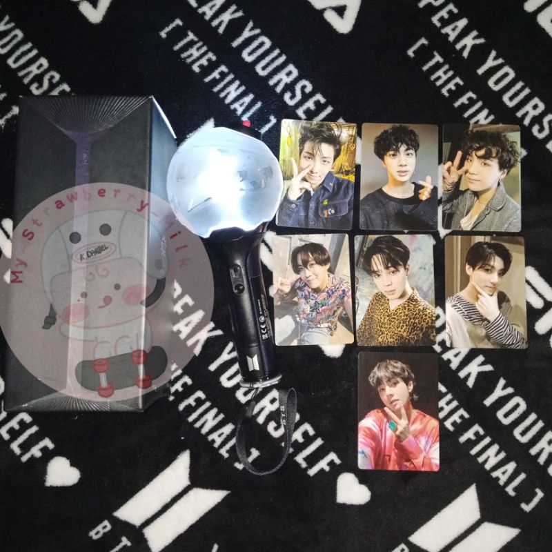 Preloved BTS Army Bomb 3 Fullset Photocard RM Jin Suga J-Hope Jimin Taehyung Suga Official Weverse L