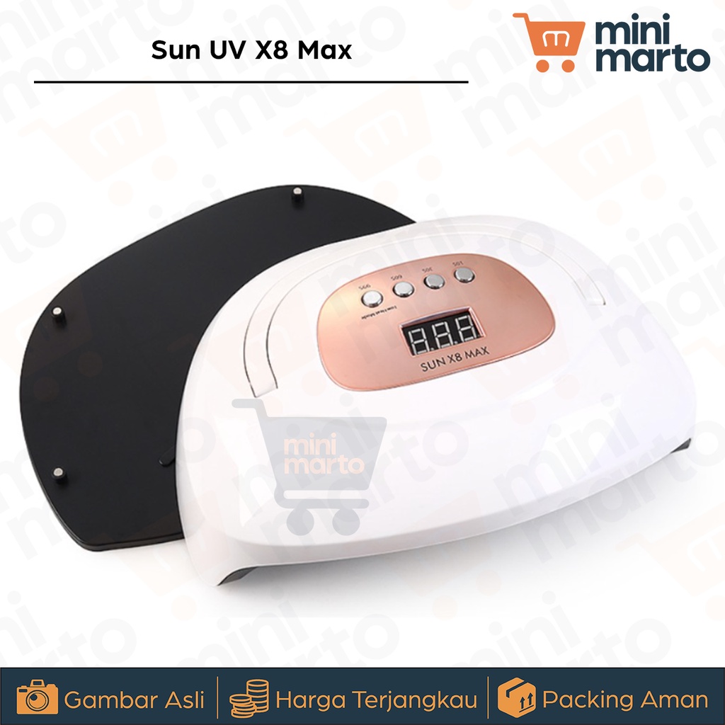 Sun X8 Max UV 2 Tangan Nail Dryer / Pengering Kutek Gel - Minimarto