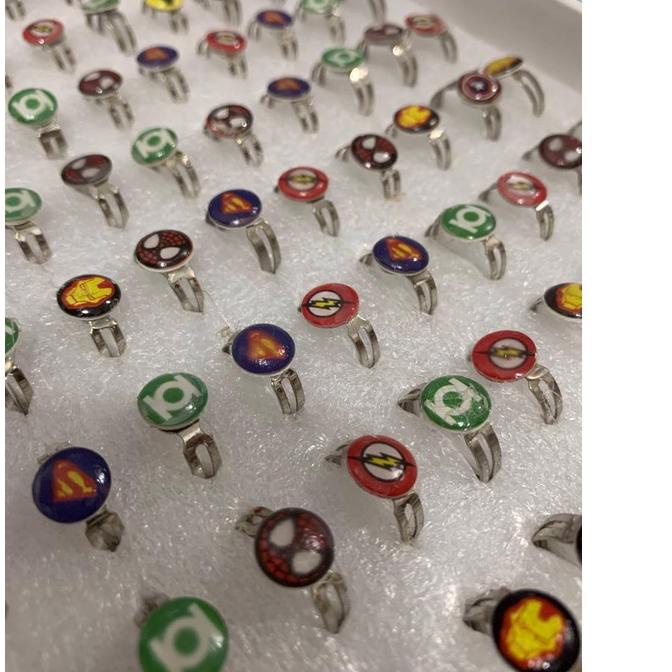 Baru  1 kotak isi 100  CINCIN BT21 ANAK ANAK CINCIN BTS ✔