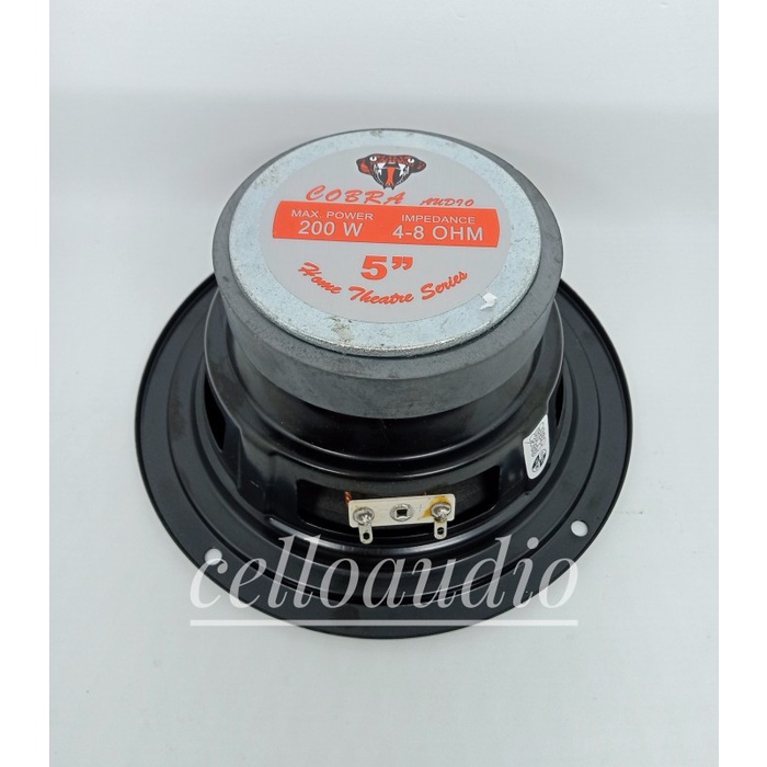 SPEAKER Komponen Speaker Woofer 5 Inch Cobra 5" 200 Watt terlaris karaoke bluetooth bass best seller