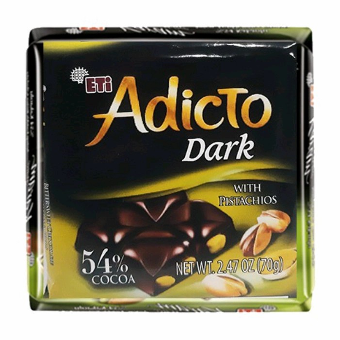 

Eti Adicto Dark With Pistachios