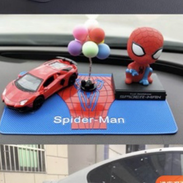 pajangan mobil spiderman pajangan mobil dasbord Miniatur/Pajangan Dashboard Mobil Bobblehead Spiderman