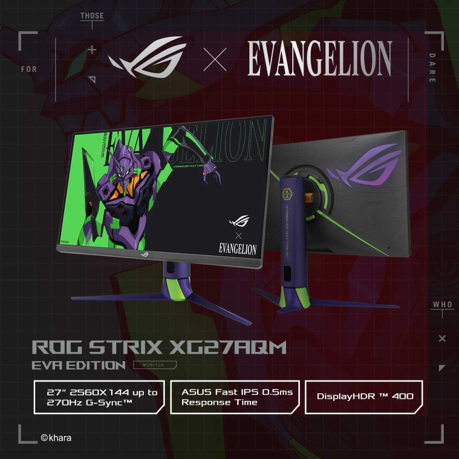 Asus ROG Strix XG27AQM-G EVA Edition 27inch 270Hz Gaming LED Monitor