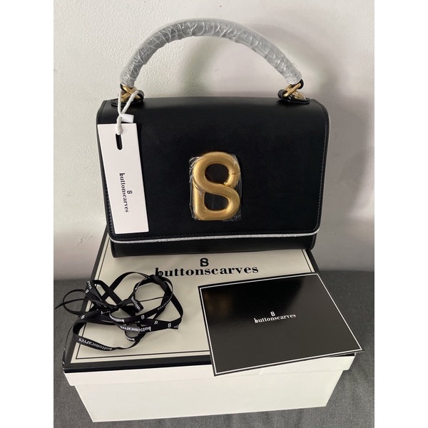 Alva Sling Bag Buttonscarves- Alva Sling Bag Black Buttonscarves