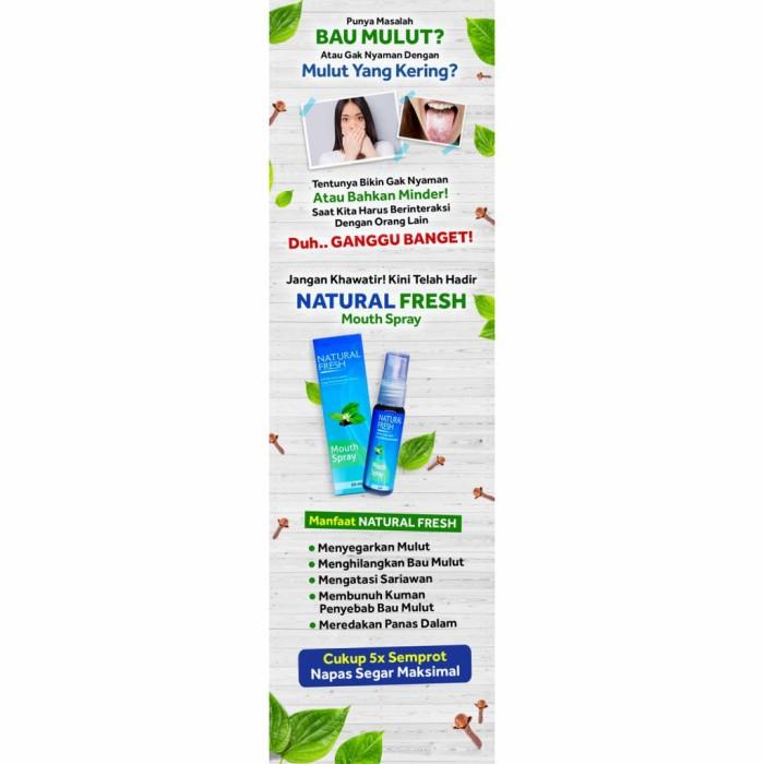 NATURAL FRESH Parfum Mulut Menyegarkan & Menghilangkan Bau Mulut