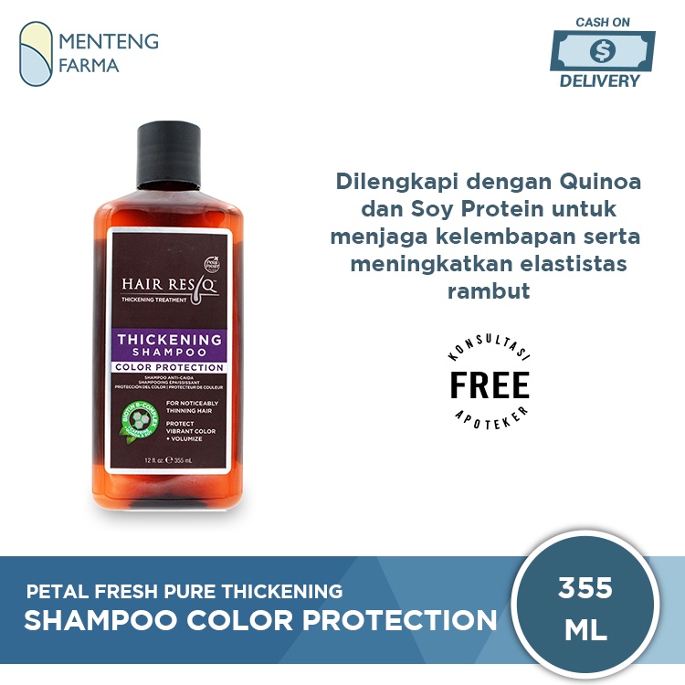 Petal Fresh Pure Thickening Shampoo Color Protection 355 mL - Merawat Rambut Bewarna