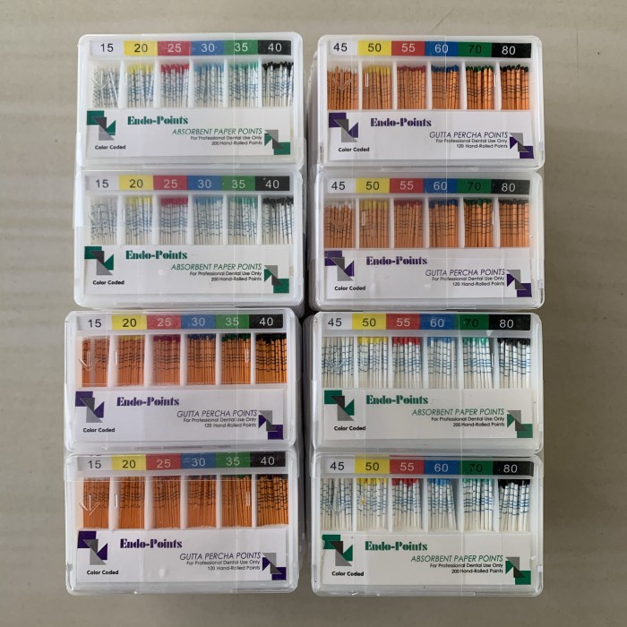 

Sale Paper Points Gutta Percha Garis Millimeter Marking Hemat